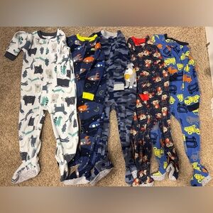 Carter’s Assorted 5 piece Kids One Piece Pajamas size 3T